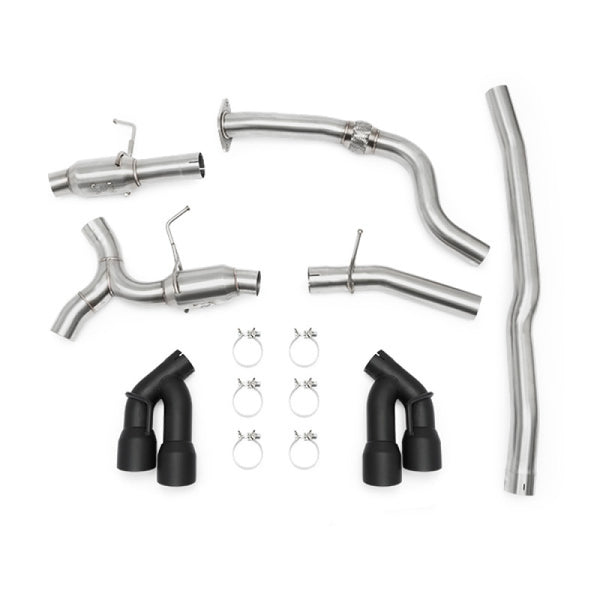 Mishimoto 2016+ Chevrolet Camaro 2.0T Quad Black Tip Cat-Back Exhaust MMEXH-CAM4-16QTPBK