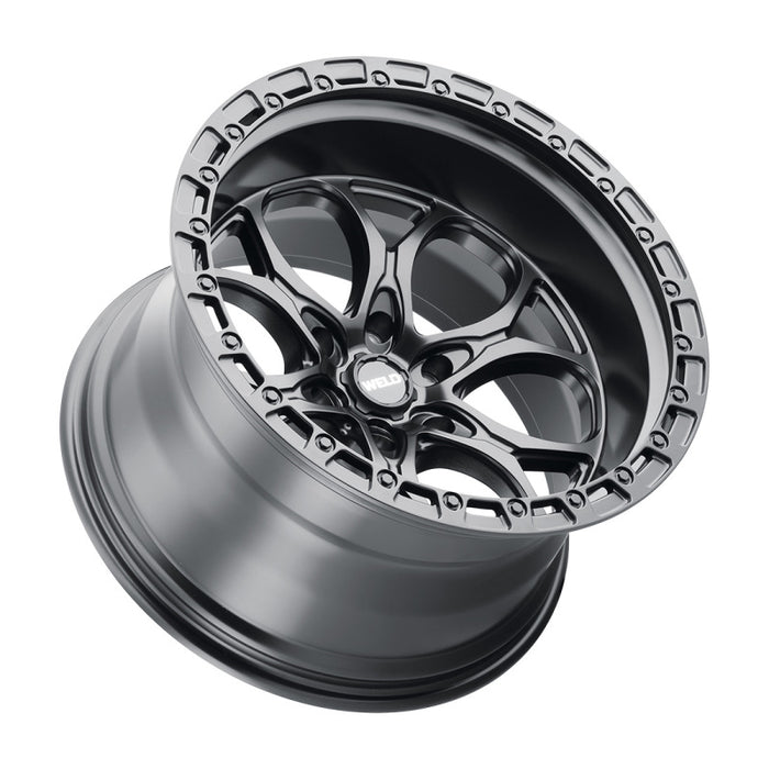 Weld Off-Road W108 20X12 Ledge 6X139.7 ET-44 BS4.75 Satin Black / Black Ring 106.1 W10802084475