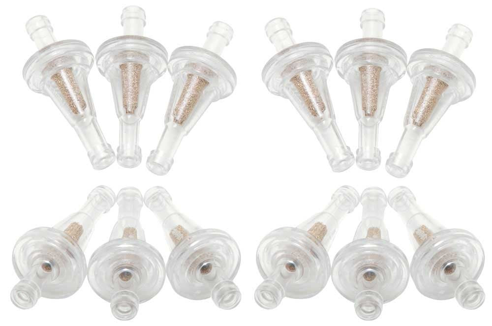 K&N 0.25in Flange 2.15in Length 1in OD Sintered Porous Bronze Fuel Filter (Set of 12) 81-0220