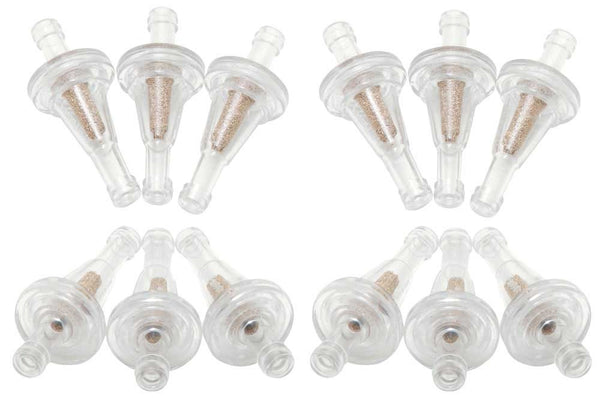 K&N 0.25in Flange 2.15in Length 1in OD Sintered Porous Bronze Fuel Filter (Set of 12) 81-0220