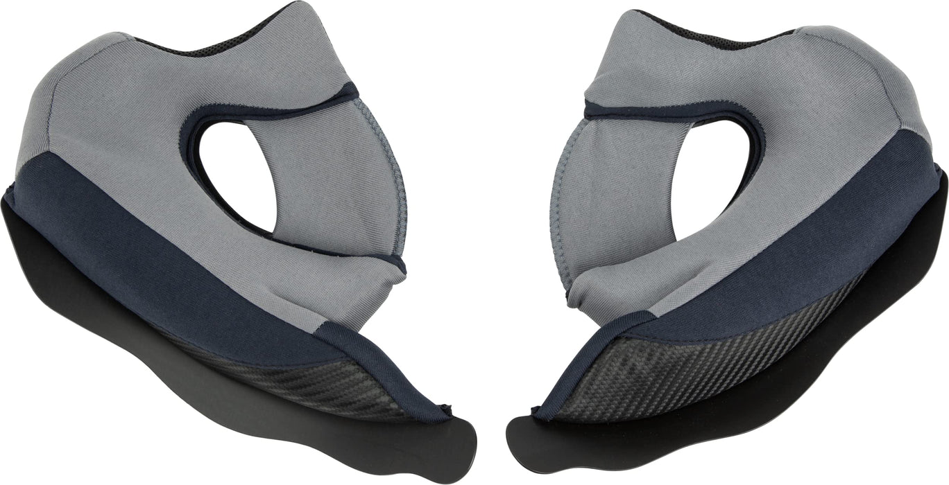 Fly Racing 73-891412X Odyssey Cheek Pads 2X Grey/Black