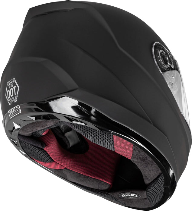 Gmax FF88 unisex-adult full-face-helmet-style Motorcycle Street Helmet Solid (Flat Black,X-Small),1 Pack