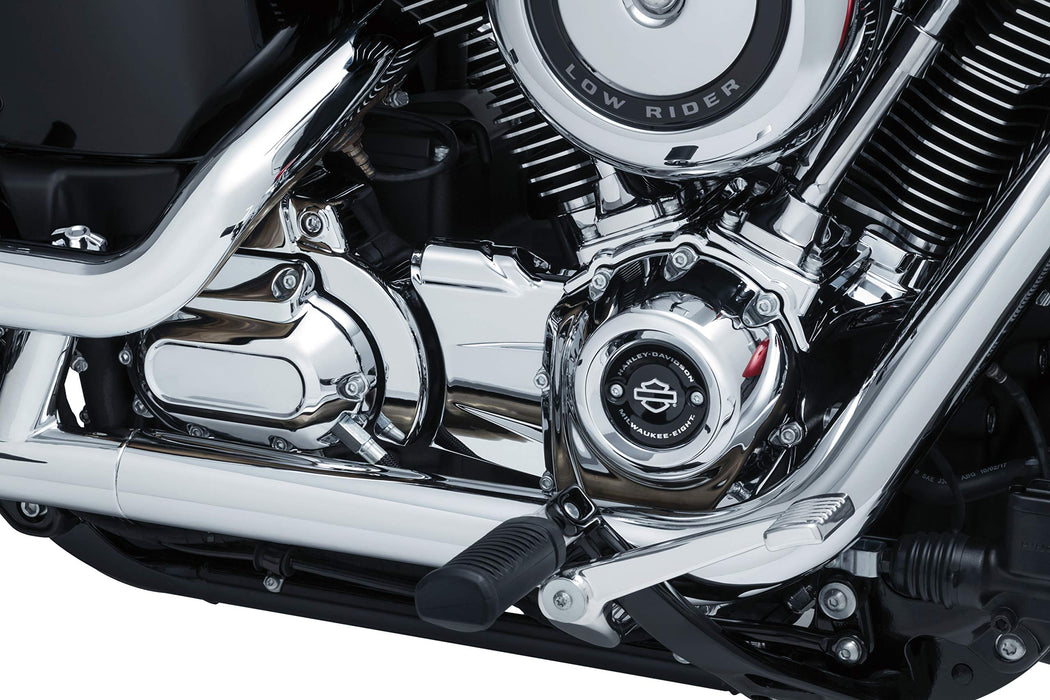 Kuryakyn Motorcycle Accent Accessory: Precision Oil Line Cover For 2018-19 Harley-Davidson Softail Motorcycles, Chrome 6460