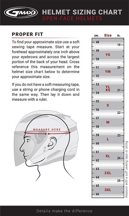 GMAX OF-17 Open-Face Street Helmet (Titanium, XX-Large)