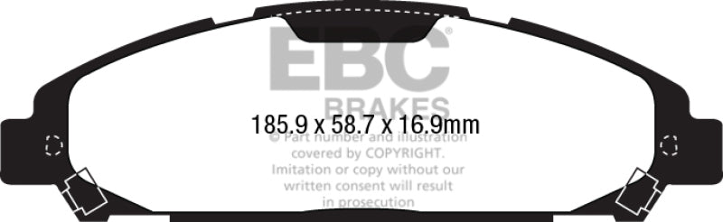 Ebc Yellowstuff Brake Pad Sets DP43039R