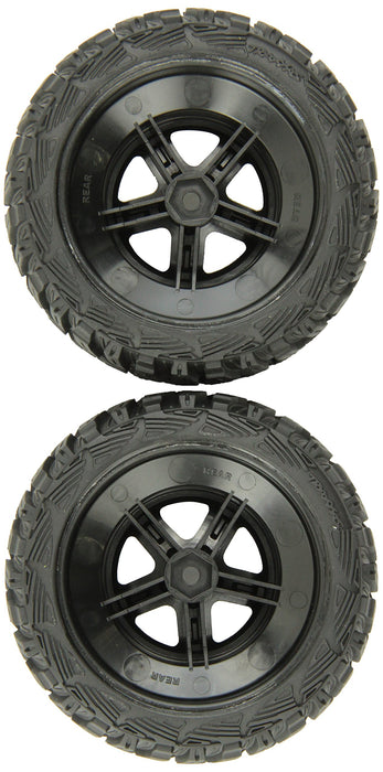 Traxxas 5880 Kumho Short Course Tires and Wheels Slash and Slash 4WD