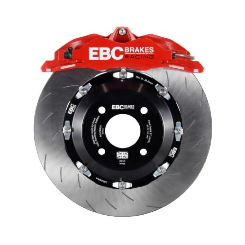 EBC Racing 03-12 Fits Mazda RX-8 Red Apollo-4 Calipers 330mm Rotors Front Big Brake Kit BBK001RED-1