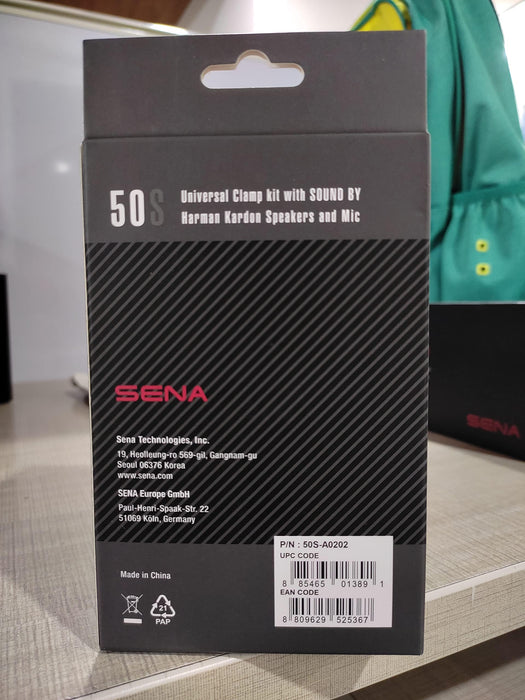 Sena 50S Universal Clamp Kit W/ Sound By Harmon Kardon 50S-A0202