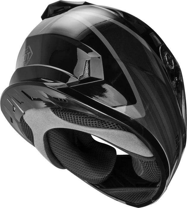 Gmax Ff-49 Full-Face Street Helmet (Black/Grey, X-Small) G1494243