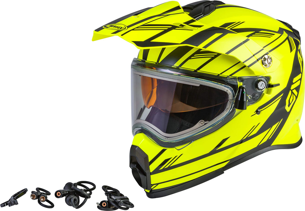 AT-21S Epic Snow Helmet W/ELEC Shield Matte HI-VIS/Black XS