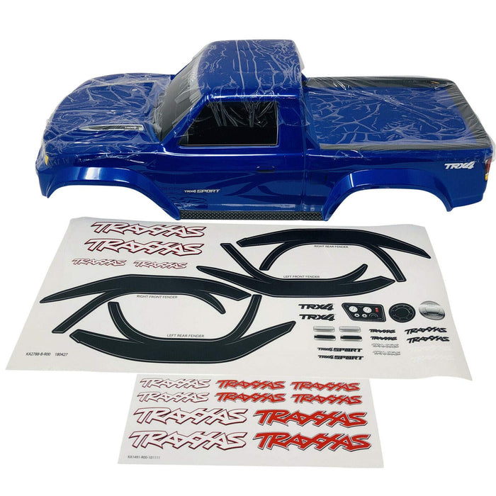 Traxxas 8111 Body (Clear Trimmed Requires Painting)/ Window masks TRX-4 Sport