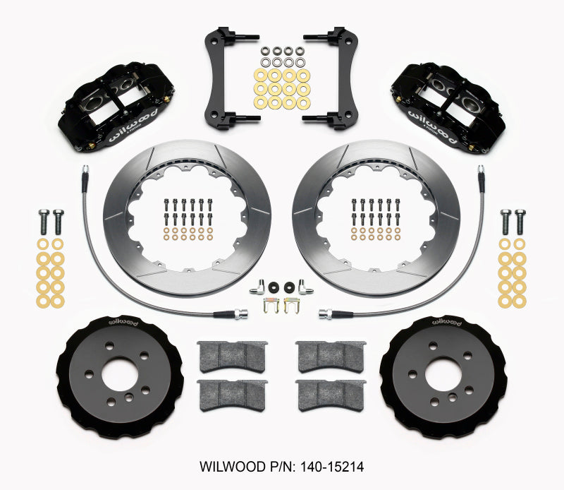 Wilwood Narrow Superlite 6R Front Hat Kit 12.88in 2014-2015 Mini Cooper w/Lines 140-15214