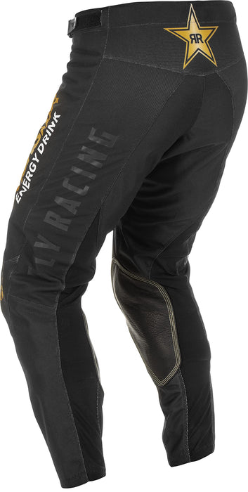 Fly Racing 2022 Adult Kinetic Wave Pants (Black/Gold, 30)