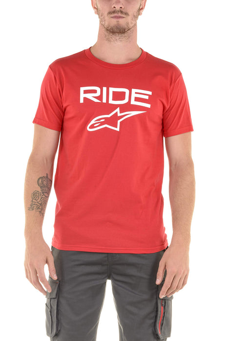 Alpinestars Standard Ride 2.0 Tee Red/White Md, Multi, one_Size