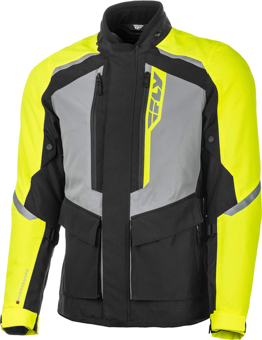Fly Racing Terra Trek Jacket (Black/Hi-Vis, X-Large)