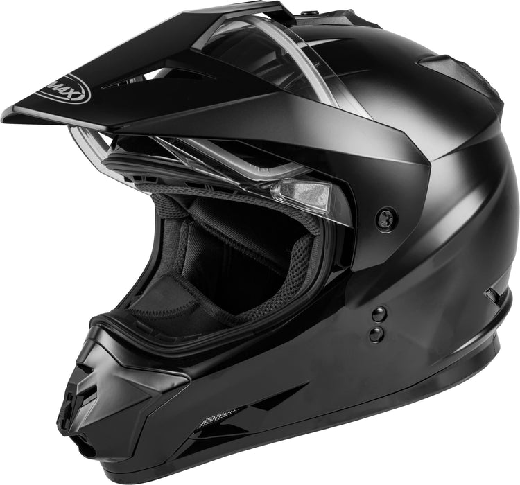 GMAX GM-11S Dual-Sport, Full-Face Snow Helmet, DOT-Approved (Black)