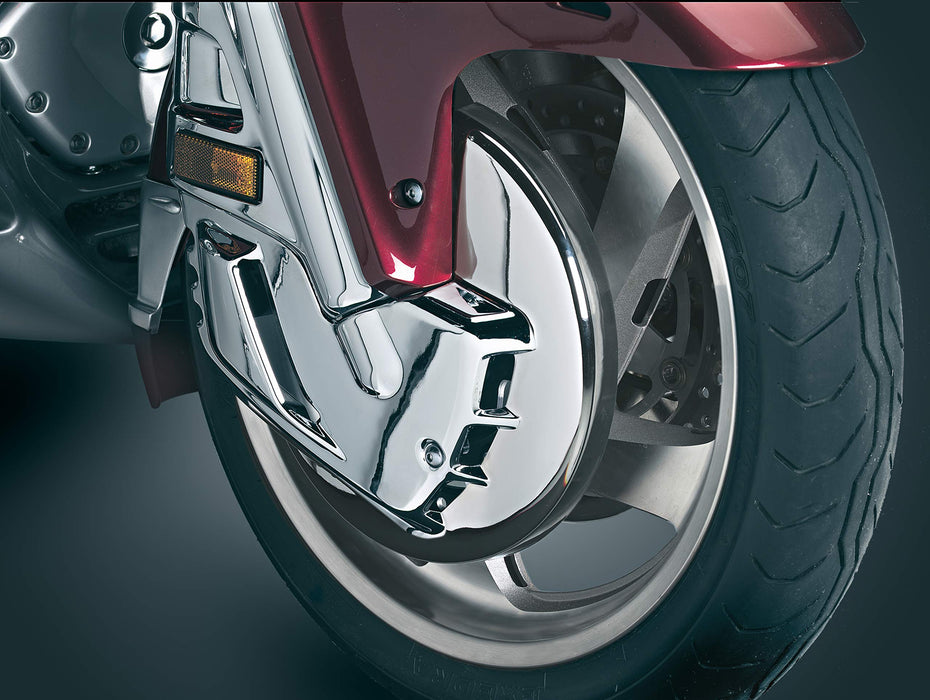 Kuryakyn Chrome Brake Rotor Cover '01-'17 GL1800/'13-'16 F6B (KUR7450)