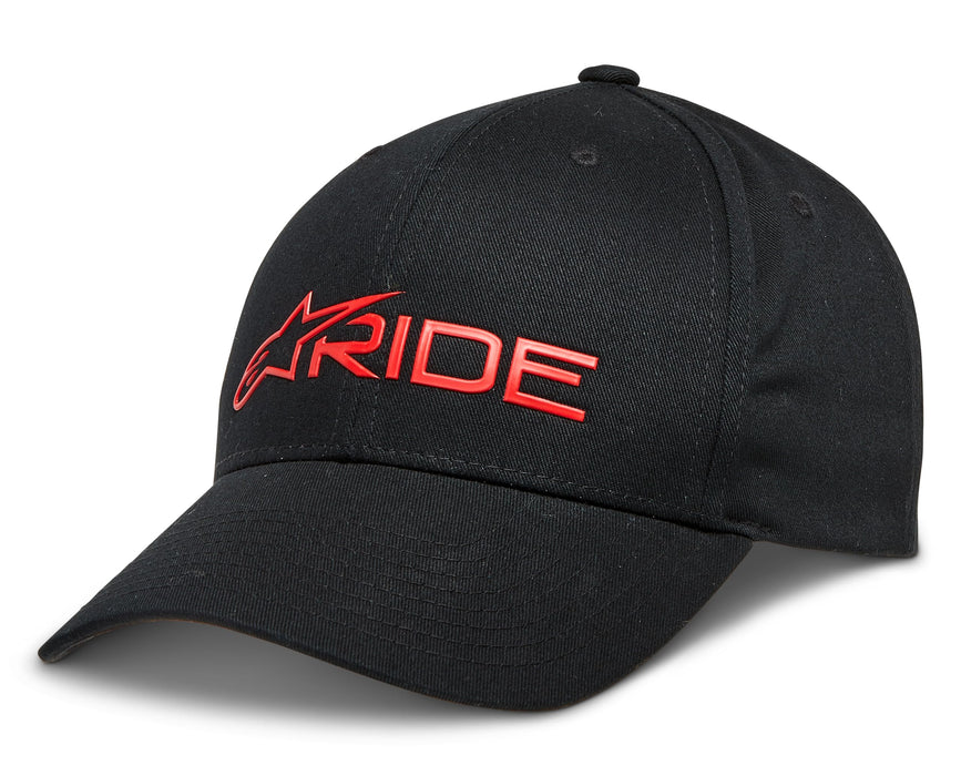 Alpinestars Standard Ride 3.0 Hat, Black/Red