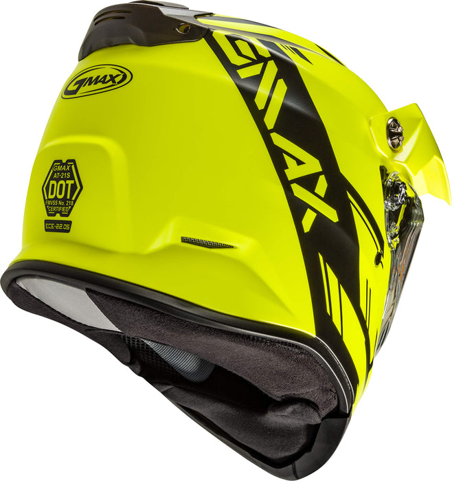 AT-21S Epic Snow Helmet W/ELEC Shield Matte HI-VIS/Black SM