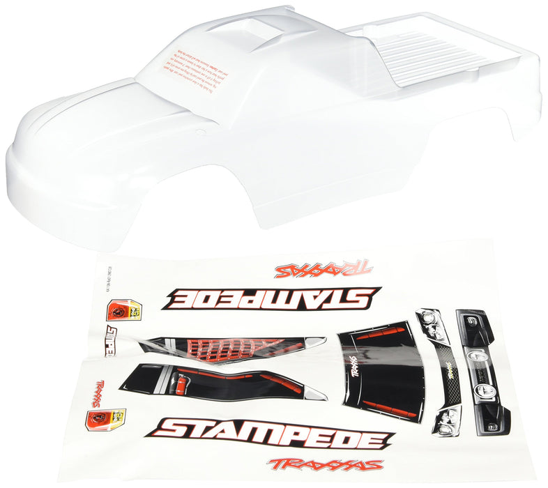 Traxxas 3617 Clear Body with Decal Sheet Stampede 329-Pack