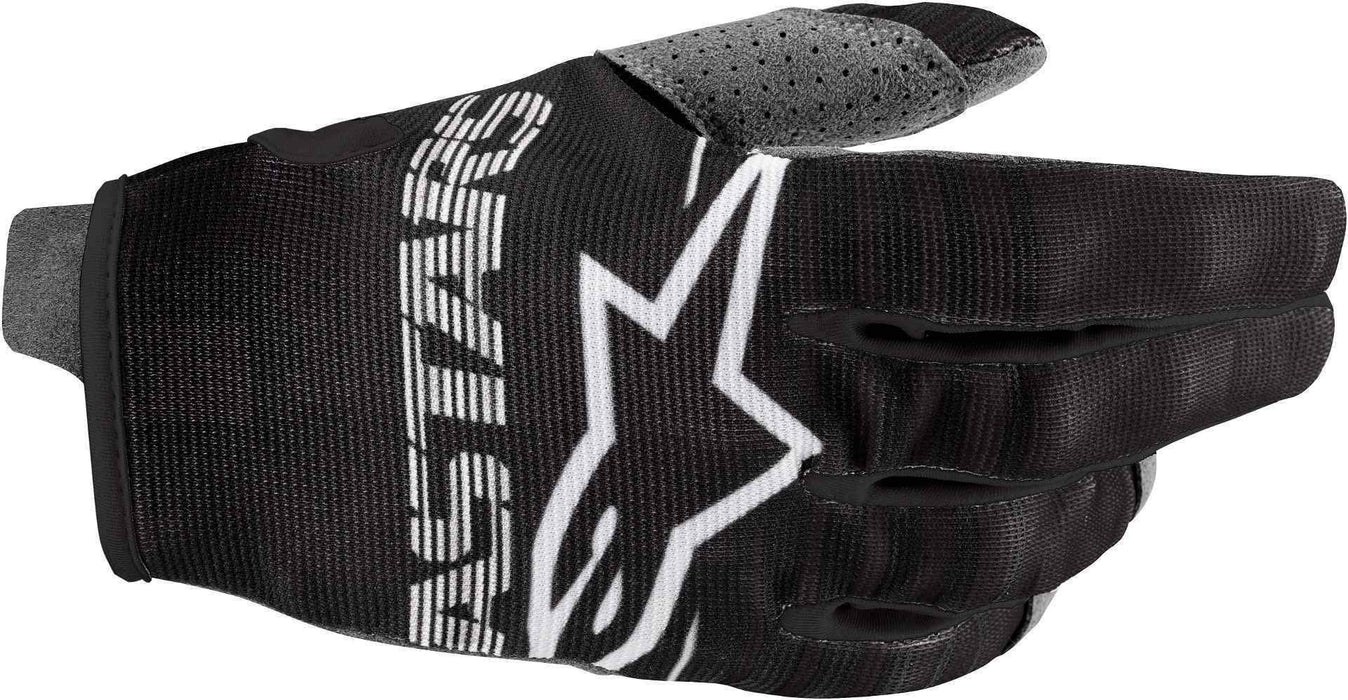 Alpinestars 3541820-12-XXS Youth Radar Gloves Black/White 2Xs