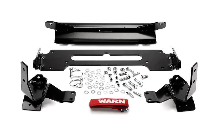 Warn Plow Mount Kit Factory Style With Added Protection; Front Plow Mount Constructed Of 3/16 In.-Steel; Easy-To-Install ; Easy Mount Installation 81580