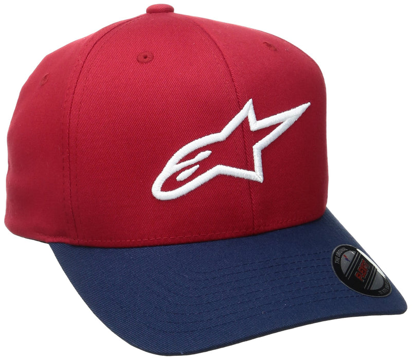 Alpinestars Standard Curve Hat Red/Navy Sm/Md, Multi, one_Size