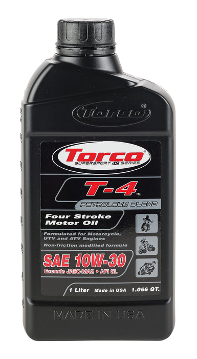 Torco T-4 Four-Stroke Motor Oil (10W-30)