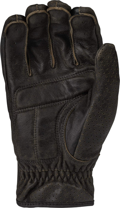 Highway 21 Men's Motorcycle Jab Full Perforated Gloves (Brown, 5X-Large)