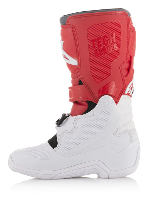 Alpinestars 2015017-238-3 Youth Tech 7S Boots White/Red/Grey Sz 03