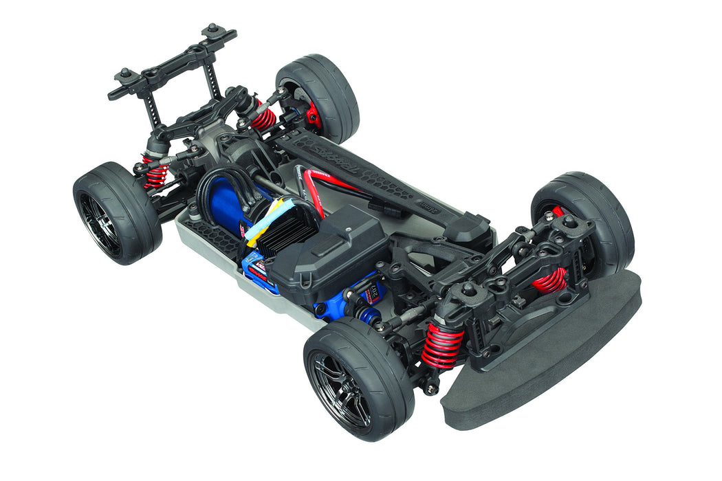 Traxxas 83076-4 Automobile Electric AWD Remote Control Brushless 4-Tec 2.0 VXL Race Car Chassis with TQi 2.4GHz radio and TSM Size 1/10