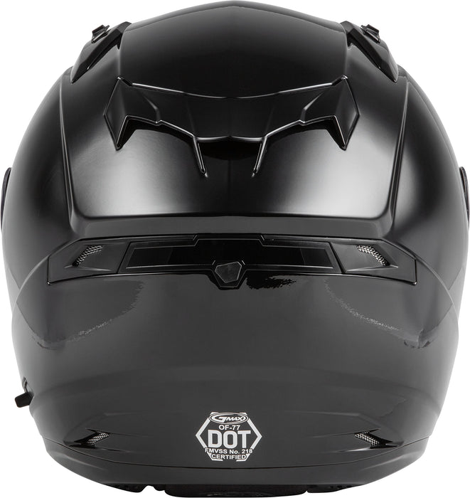 GMAX OF-77 Open-Face DOT Approved Motorcycle Helmet for Motorcycles, Scooters, Mopeds and More (Black XS)