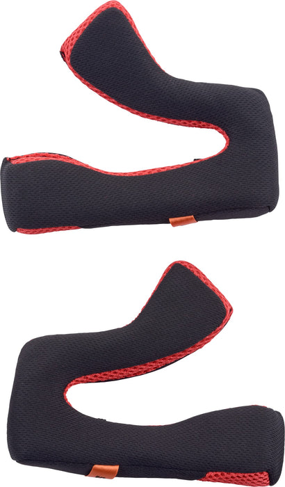 Alpinestars SM5 Helmet Replacement Cheek Pads +5mm Red/Gray XL