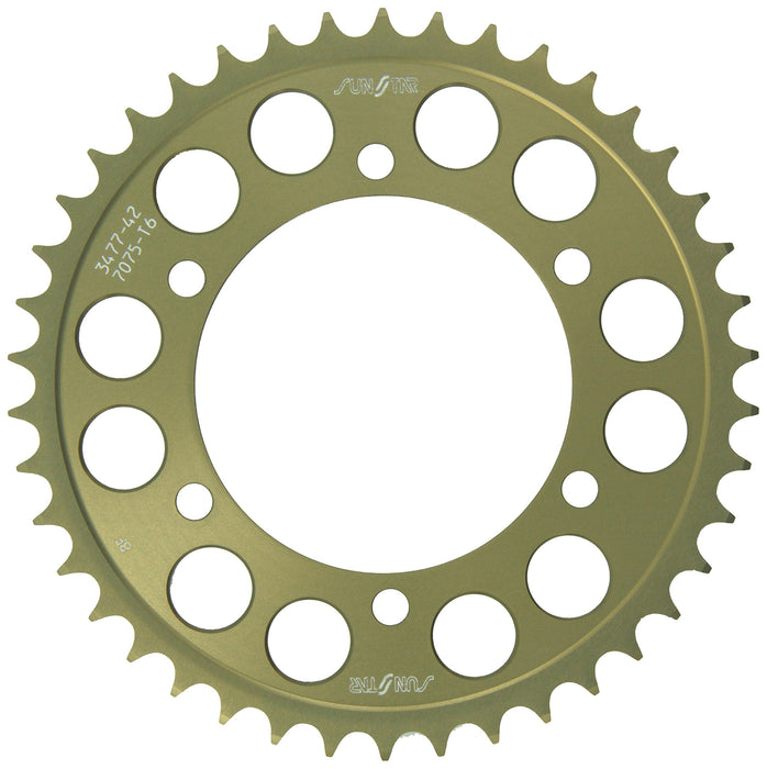 Sunstar 5-347742 Works Triplestar 42-Teeth 520 Chain Size Rear Aluminum Sprocket