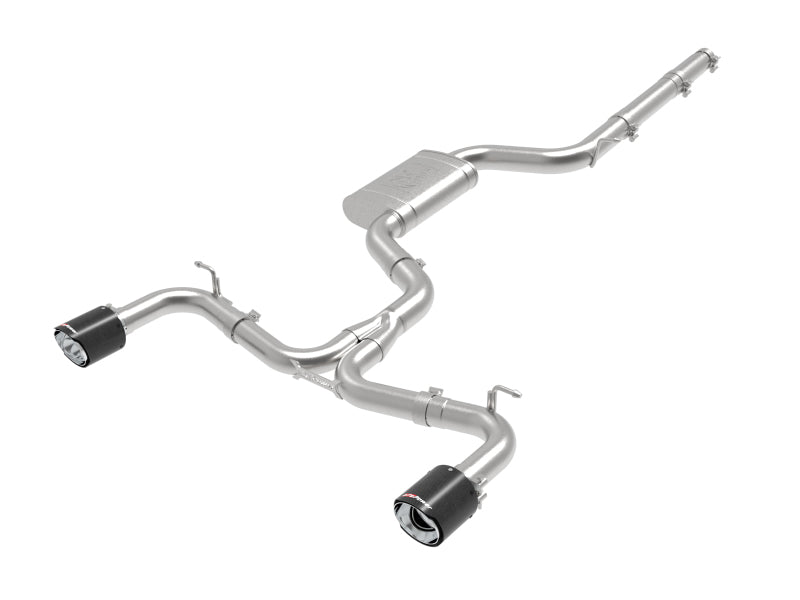 aFe MACHForce XP 3in-2.5in SS Exhaust Cat-Back 18-19 Volkswagen GTI (MK7.5) L4-2.0L (t) Carbon 49-36422-C