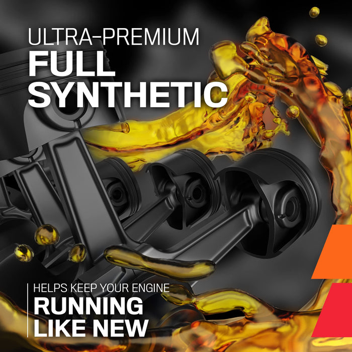 K&N Motor Oil: 0W-20 Full Synthetic Engine Oil: Ultra Premium Protection, 4 Quarts 104090
