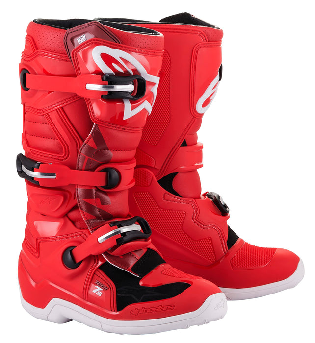 Alpinestars Tech 7S Boots Red (Size 6) (2015017-30-6)