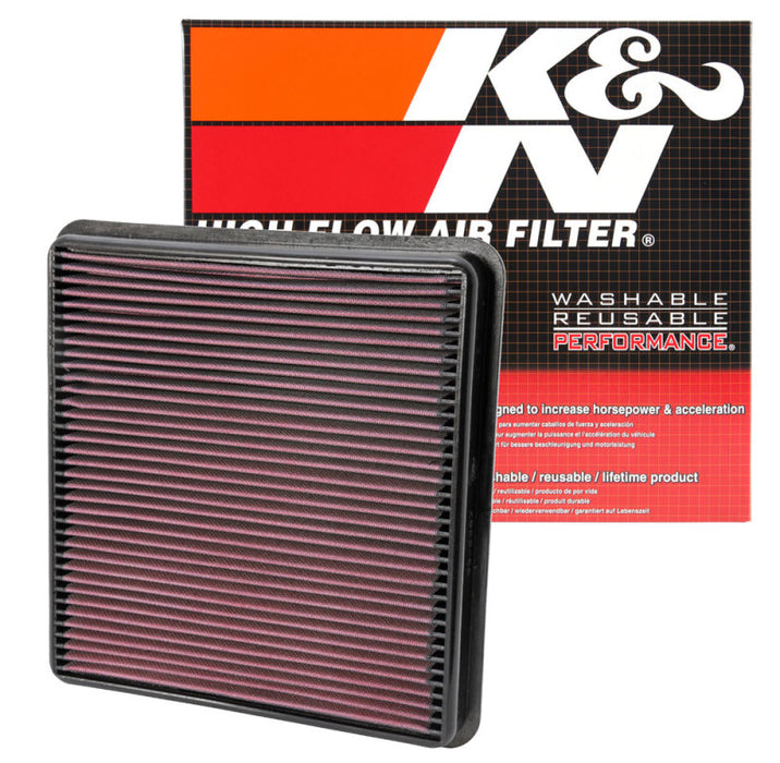 K&N 33-2387 Air Panel Filter for TOY TUNDRA/SEQUOIA/LAND CRUISER 2007-2010