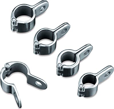 Kuryakyn Motorcycle Accessory: Magnum Quick Clamp For 1-11/32" (1.35") Engine Guards Or Tubing, Chrome, Pack Of 1 7942