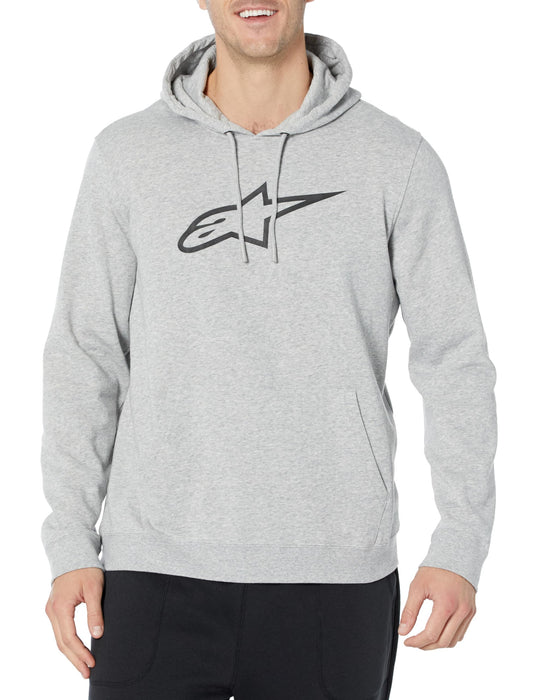 Alpinestars Men's Hoodie, Gray Heather/Black