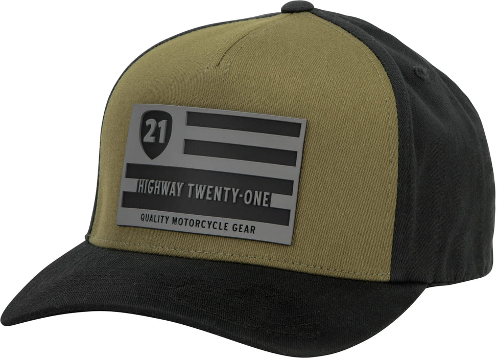 Highway 21 Patriot Hat (Green/Black, Large/X-Large)