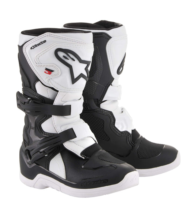 Alpinestars 2014518-12-12 Tech 3S Boots Black/White Sz Y12