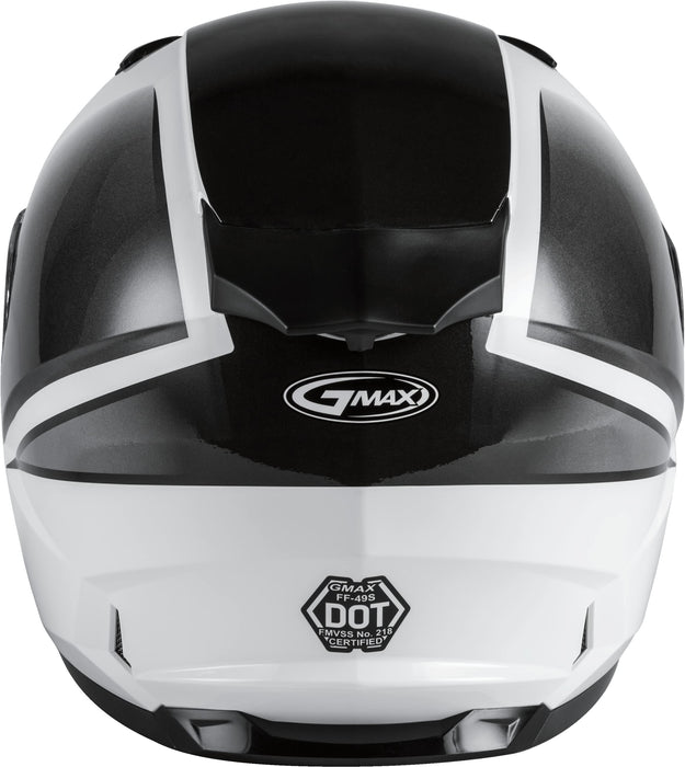 FF-49S Full-FACE Hail Snow Helmet White/Black MD