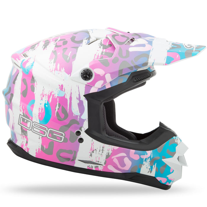 Gmax 2769404 Unisex-Adult Full-Face-Helmet-Style Helmet (Gm76S Multi) (Leopard, Small) #6265 477-2009~6