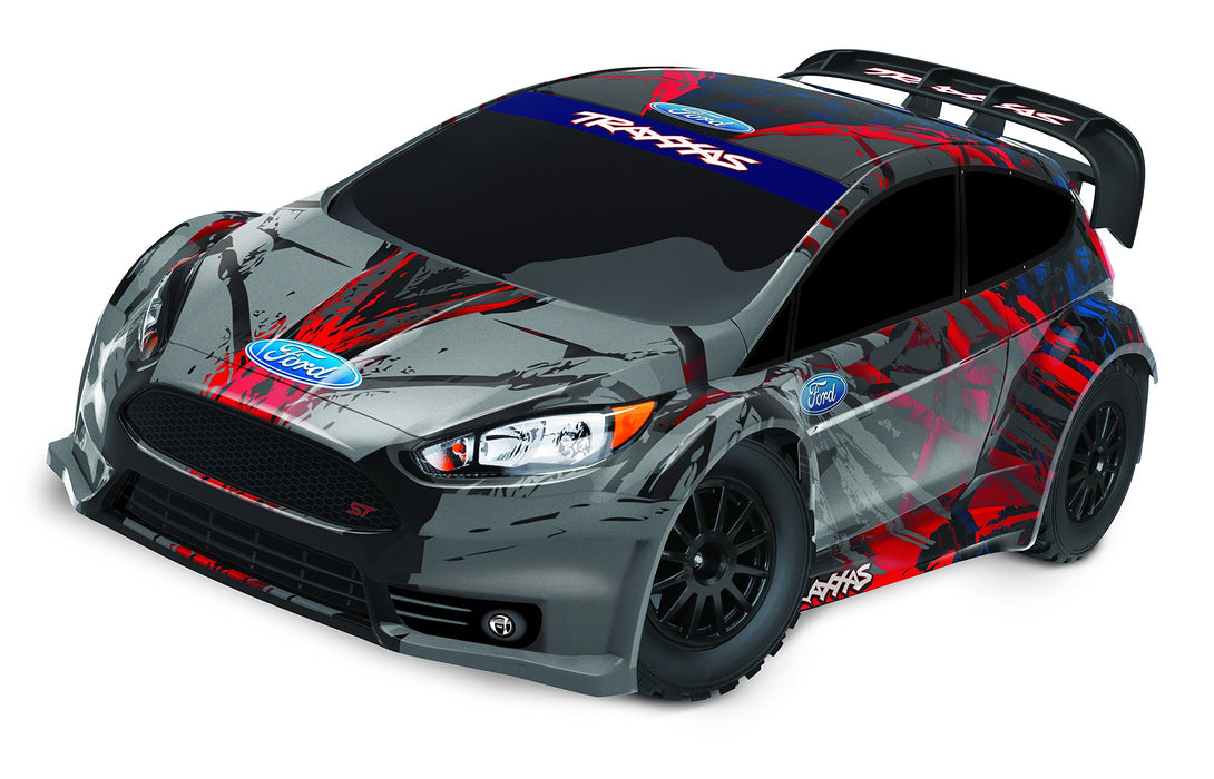 Traxxas 1/10 Scale Remote Control Awd Ford Fiesta St Rally Race Car With Tq 2.4Ghz Radio 74054-4-R5