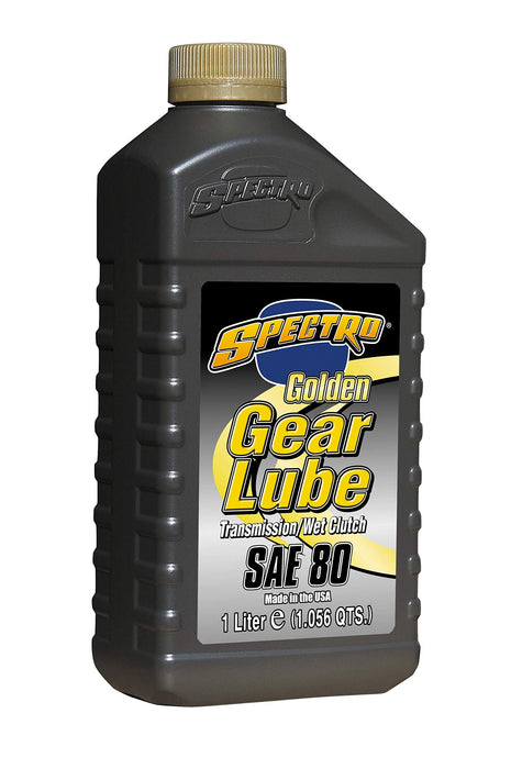 Spectro Oil Spectro L.GSCGL80 Golden Gear Lube 80w 2-Cycle Trans Oil, 1 Liter