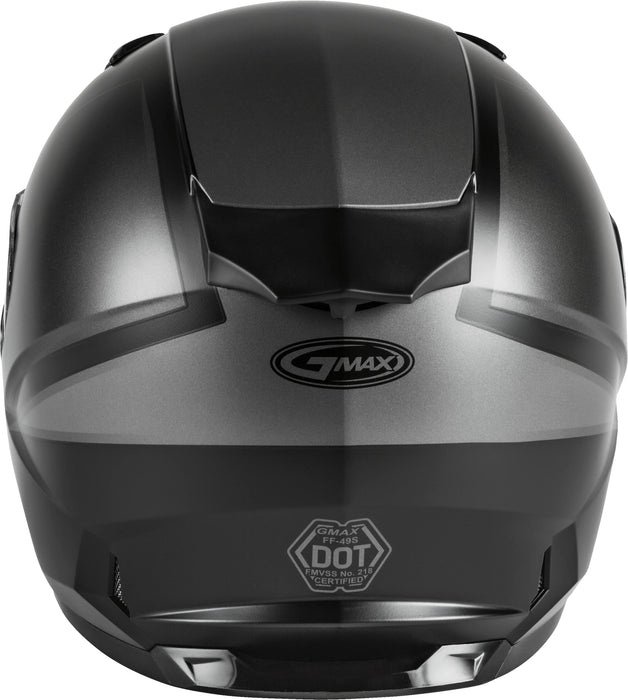 Gmax Ff-49S Full-Face Dual Lens Shield Snow Helmet (Matte Black/Grey, Medium) G2495505