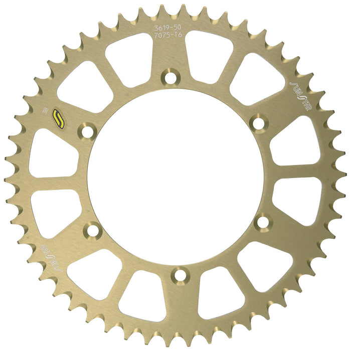 Sunstar 5-361950 Works Triplestar 50-Teeth 520 Chain Size Rear Aluminum Sprocket