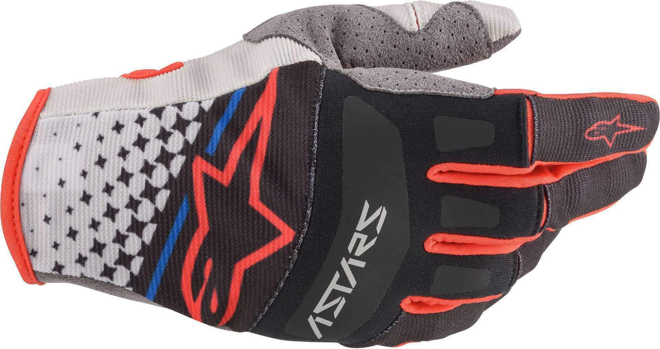 Alpinestars 3561020-9231-L Techstar Gloves Grey/Black/Red Lg