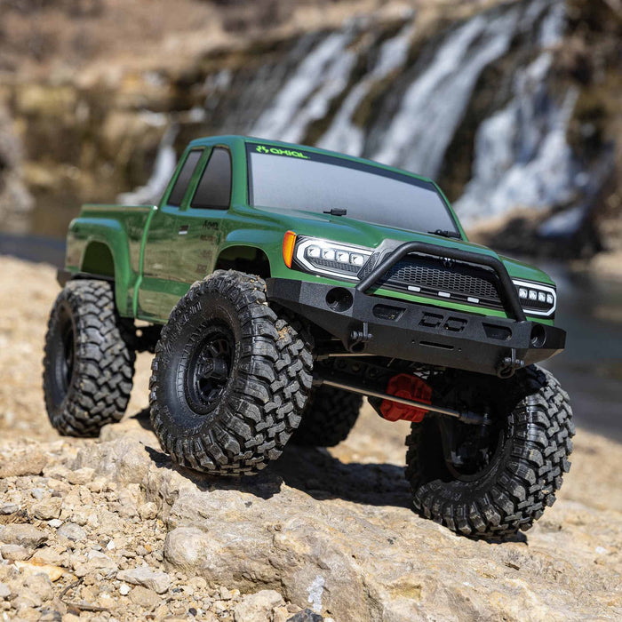 Axial RC Truck 1/10 SCX10 III Base Camp 4 Wheel Drive Rock Crawler Brushed RTR Batteries and Charger Not Included Green AXI03027T2 Trucks Electric RTR 1/10 Off-Road